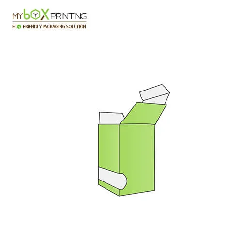 perforated dispenser box front